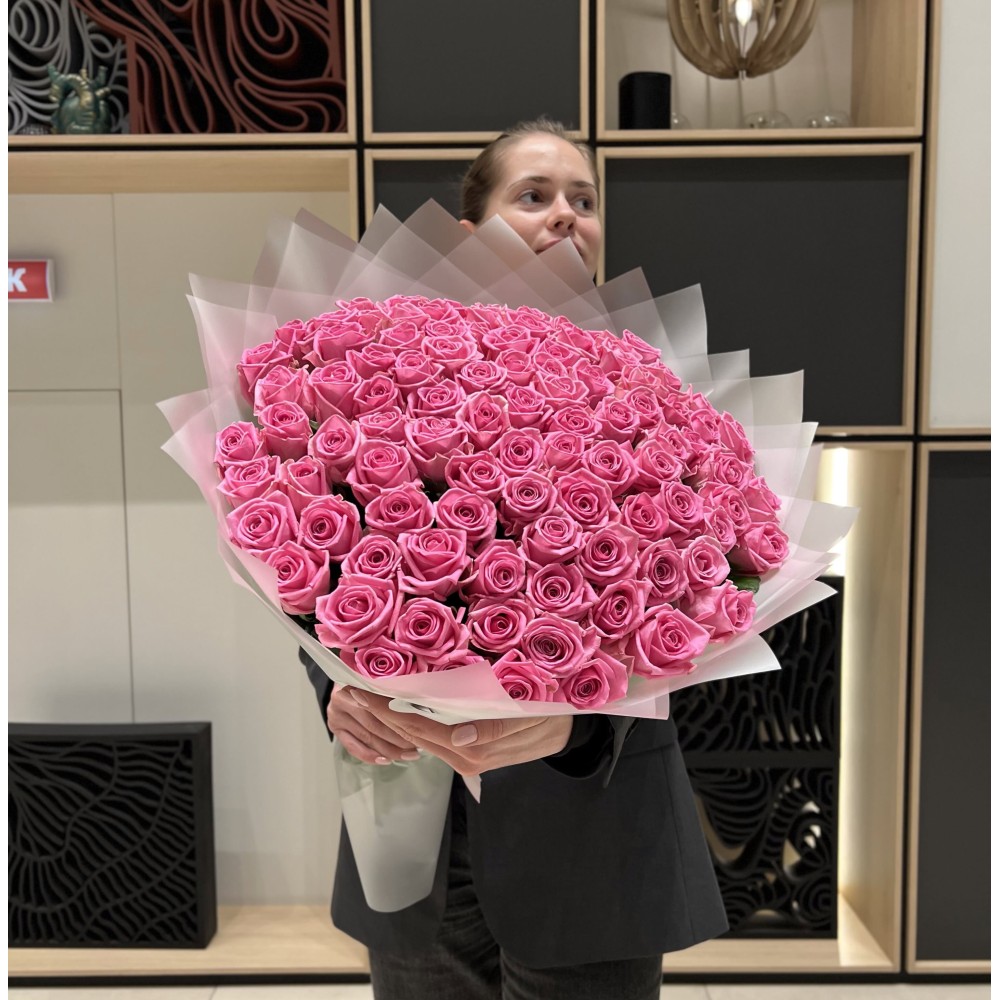 101 rose roses (50 sm)