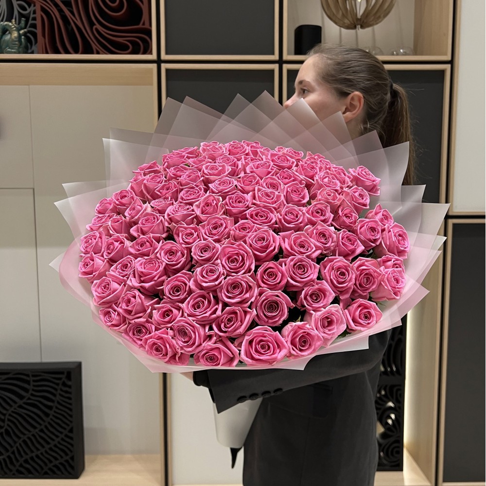 101 rose roses (50 sm)